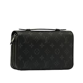 Louis Vuitton-Monogram Eclipse Zippy XL Wallet  M61698-Black