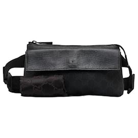 Gucci-GG Supreme Belt Bag 161833-Black