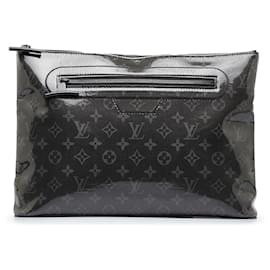 Louis Vuitton-Louis Vuitton Brown Monogram Glaze Pochette Cosmos-Brown