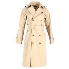Apc EN.PAG.do. Gabardina Greta de algodón beige Beige