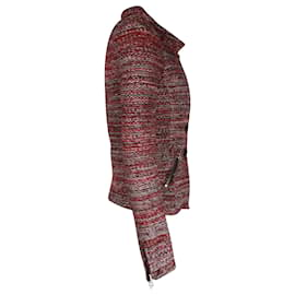 Isabel Marant-Chaqueta de noche con estampado de tweed Isabel Marant en lana virgen multicolor-Multicolor