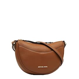 Michael Kors-Small Leather Dover Crossbody Bag 35R3g4dc5l-Brown