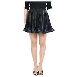 Givenchy Mini jupe plissée noire - taille FR 36 Noir