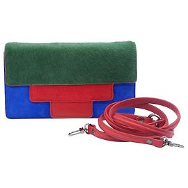 Jamin Puech Green colour-block wallet Other