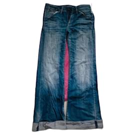Autre Marque-Calça jeans com patê de elefante G-star-Azul marinho