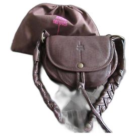 Jerome Dreyfuss Momo leather handbag dark brown Dark brown