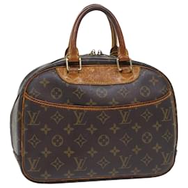 Louis Vuitton-LOUIS VUITTON Monogram Trouville Hand Bag M42228 LV Auth 52317-Monogram