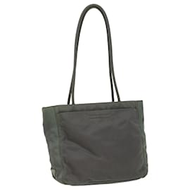 Prada-PRADA Tote Bag Nylon Green Auth ki3379-Green