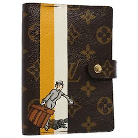 LOUIS VUITTON Monogram Groom Agenda PM Day Planner Jaune R20019 LV Auth bs7800 Other Monogram