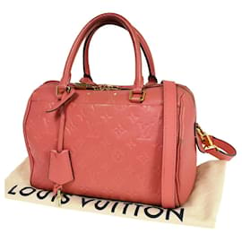 Louis Vuitton-Louis Vuitton speedy Bandouliere 25-Pink