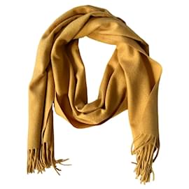 Loro Piana-Vintage cashmere scarf-Yellow