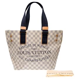 Louis Vuitton-LOUIS VUITTON Tasche aus Azure Canvas - 101431-Blau