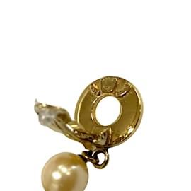 Céline-Logo Swing Clip On Earrings-Golden