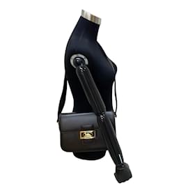 Céline-Horse Carriage Box Bag-Brown