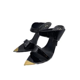 Giuseppe Zanotti-GIUSEPPE ZANOTTI  Sandals T.eu 40 Patent leather-Black
