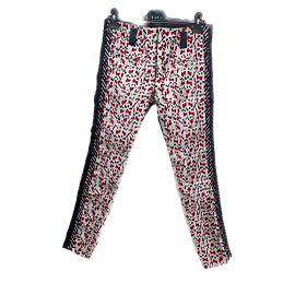 HAIDER ACKERMANN Calça T.fr 38 Couro Multicor