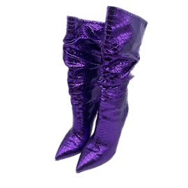Botas PARIS TEXAS T.UE 39 Cuero Púrpura