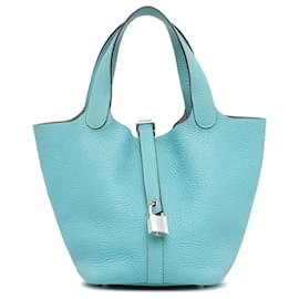 Hermès-Hermès Vert Clémence Picotin 18-Vert,Vert clair
