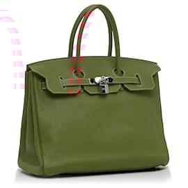 Hermès-Hermès rouge 2011 Togo Birkin Retourné 35-Rouge