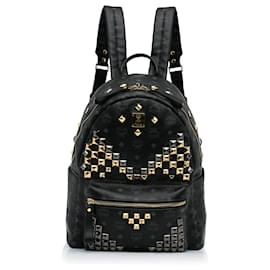 MCM-MCM Black Visetos Stark Studded-Schwarz