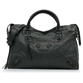 Balenciaga-Balenciaga Black Motocross Classic City-Black