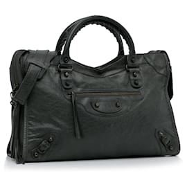 Balenciaga-Balenciaga Black Motocross Classic City-Black