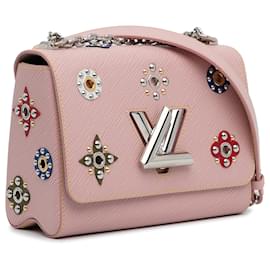 Louis Vuitton-Louis Vuitton Pink Epi Mechanical Flowers Twist MM-Pink