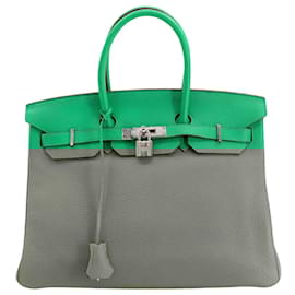 Hermès-HERMES BIRKIN 35-Green