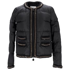 Moncler Doudoune Chain Link en Polyamide Noir Noir