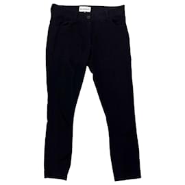 Ann Demeulemeester-Ann Demeulemeester  Size: 34 Rayon Blend Cotton Skinny Long Pants-Black