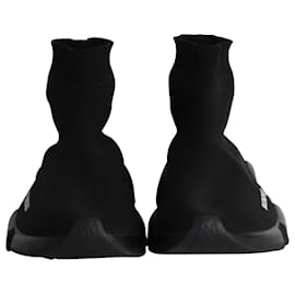 Balenciaga-Balenciaga Speed Sneakers in Black Polyester Knit-Black