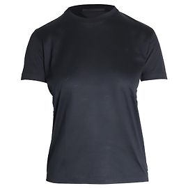 Camiseta Prada Back Logo em algodão preto Preto