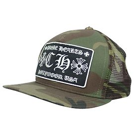 Chrome Hearts Camouflage Trucker Cap Head Circumference About 55.5cm Brown Beige