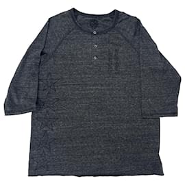 Chrome Hearts-Chrome Hearts Long T-Shirt With Three-Quarter Sleeve-Black