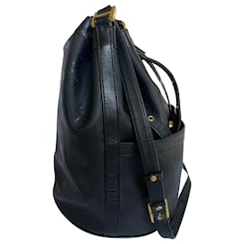 MCM-MCM Drawstring Shoulder Bag-Black
