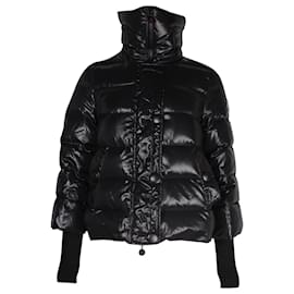 Moncler-Moncler Tulsa Puffer Jacket in Black Nylon-Black