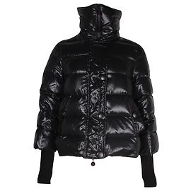 Piumino Moncler Tulsa in nylon nero Nero