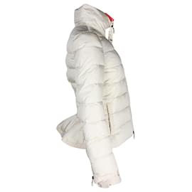 Moncler-Moncler Anserine Down Jacket in White Nylon-White