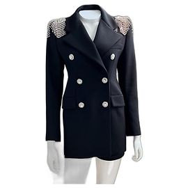 Alessandra Rich Jacke Schwarz