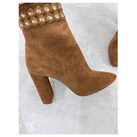 Saint Laurent-Saint Laurent boots-Brown