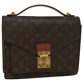 Louis Vuitton-Louis Vuitton Monogram Monceau 28 Hand Bag 2way M51185 LV Auth 52654-Monogram