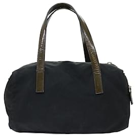 Prada-PRADA Shoulder Bag Nylon Black Auth bs7814-Black