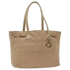 Christian Dior-Christian Dior Canage Shoulder Bag Coated Canvas Beige Brown Auth bs7808-Brown,Beige