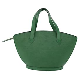 Louis Vuitton-LOUIS VUITTON Epi Saint Jacques Hand Bag Green M52274 LV Auth yk8435-Green
