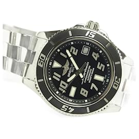 Breitling-BREITLING Superocean42 noir A17364 Pour des hommes-Argenté