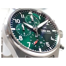IWC-IWC Pilot's watch Chronograph 41 green Dial IW388104 Mens-Silvery