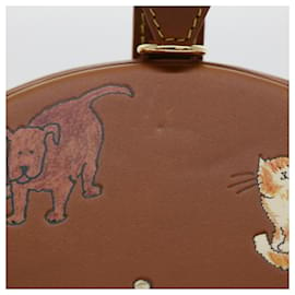 Louis Vuitton-LOUIS VUITTON Catgram Petite Boite Chapeau Shoulder Bag Brown M52972 Auth 52543A-Brown
