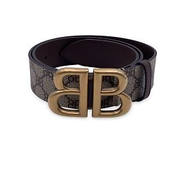 Cinto Gucci X Balenciaga Bege