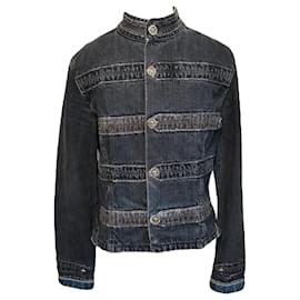 VERSACE Jackets Blue