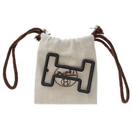 Hermès Accesorio HERMES Solo hebilla / Hebilla de cinturón de metal negro - 101435 Negro
